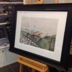 Bespoke picture framing protecting and enhancing original artwork